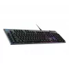 Logitech G915 X USB-A vadu zema profila spēļu tastatūra Tactile Black Qwerty US