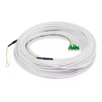 DIGITUS FTTH Drop kabelis - vienmodas 4 šķiedras LC/APC G.657.A2 50m