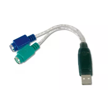 DIGITUS DA-70118 Adapter no USB uz 2x PS/2