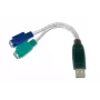 DIGITUS DA-70118 Adapter no USB uz 2x PS/2