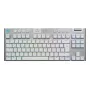 Logitech G915 X Lightspeed TKL bezvadu zema profila spēļu tastatūra balta taustes Qwertz Deutsch