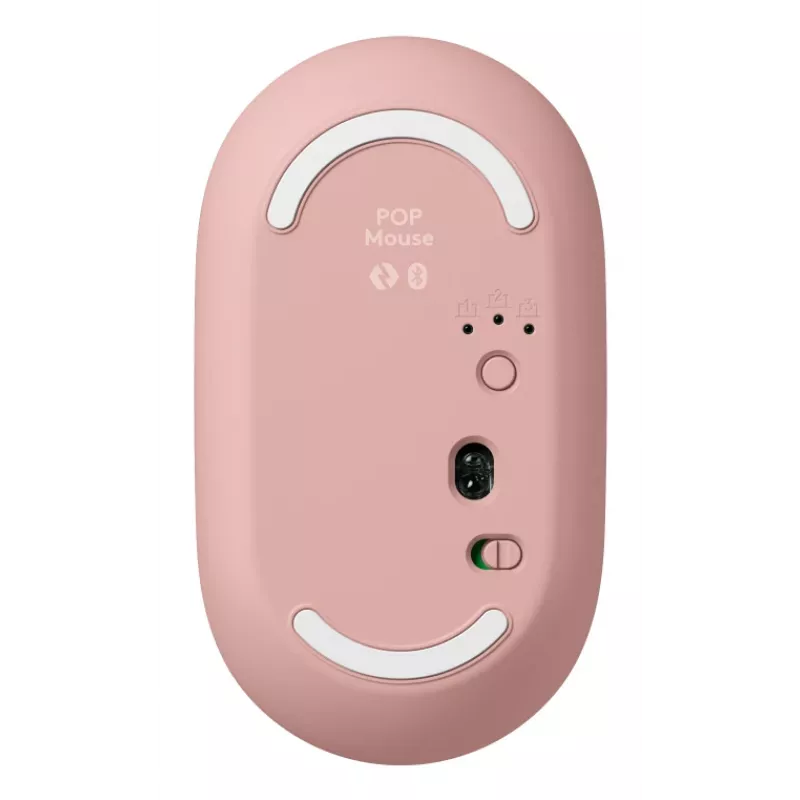 LOGITECH POP Icon Combo bezvadu komplekts - Roza un Balta - QWERTZ vācu izkārtojums