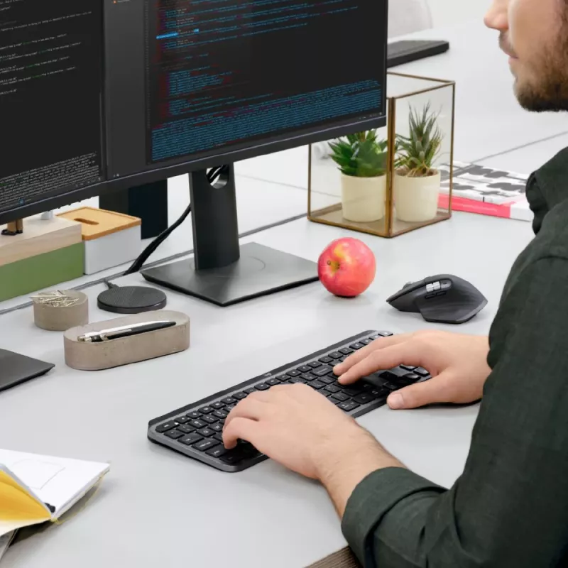 LOGITECH MX Keys For Business - Graphite - Šveices QWERTZ tastatūra