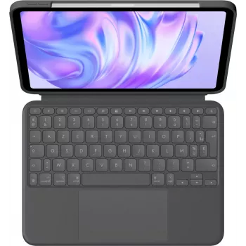 LOGITECH Combo Touch tastatūras maciņš - iPad Pro 11in M4/M5 - Graphite - Azerty French
