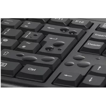 Kensington K75562DE bezvadu tastatūras un peles komplekts, RF Wireless, membrānas, QWERTZ, melns