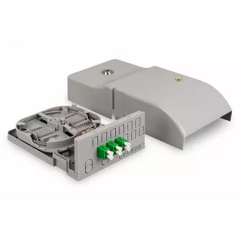 DIGITUS FTTH sadales kārba mājai, 3x LC/APC duplekss OS2, IP54, gatava splicēšanai