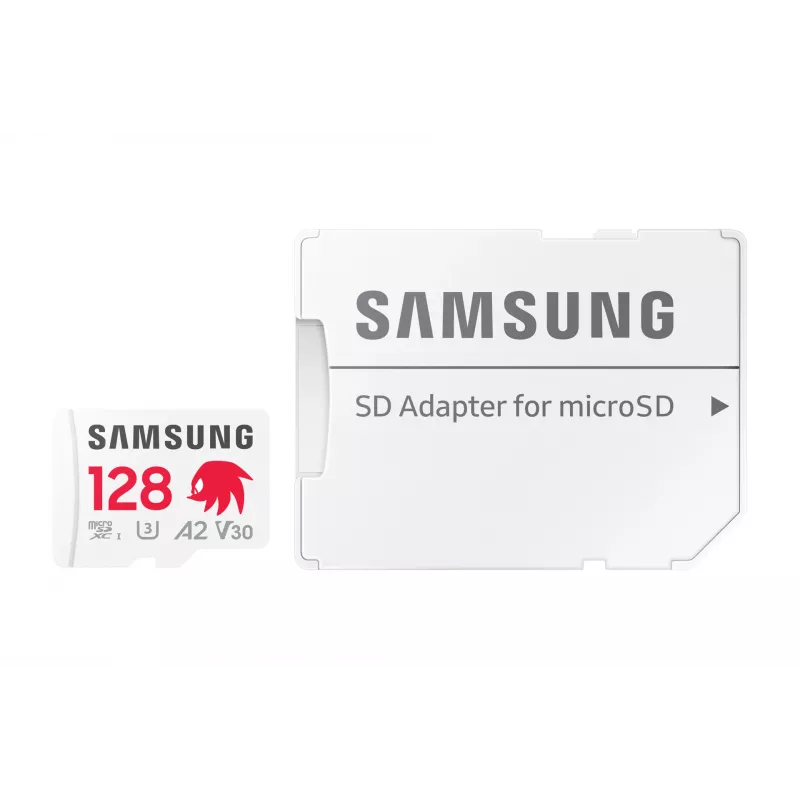 Samsung MB-MD128S microSDXC atmiņas karte, 128 GB, UHS-I, Class 10, U3, lasīšana līdz 180 MB/s, rakstīšana 130 MB/s