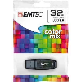 EMTEC C410 Color Mix 32GB USB 2.0 zibatmiņa – zila