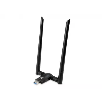 LevelOne AC1200 Dualbend bezvadu USB tīkla adapteris, 1-13 kanāls