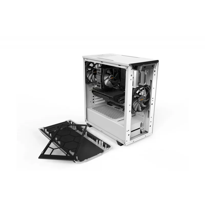 be quiet! Pure Base 500 Window White - korpuss ar logu