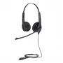 Jabra BIZ 1500 Duo QD EMEA, vadu austiņas, birojam/zvanu centram, 20–4500 Hz, 74 g, melnas
