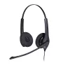 Jabra BIZ 1500 Duo QD EMEA, vadu austiņas, birojam/zvanu centram, 20–4500 Hz, 74 g, melnas