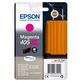 Epson 405XL DURABrite Ultra tintas kasetne 1 gab. Oriģināla lielas ietilpības (XL) Fuksīna