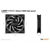 be quiet! Light Wings 120mm ARGB PWM High Speed Ventilators Melns 3 komplekts