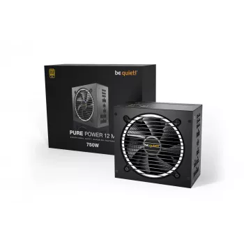 be quiet Pure Power 12 M barošanas bloks 750 W 20+4 pin ATX ATX Melns
