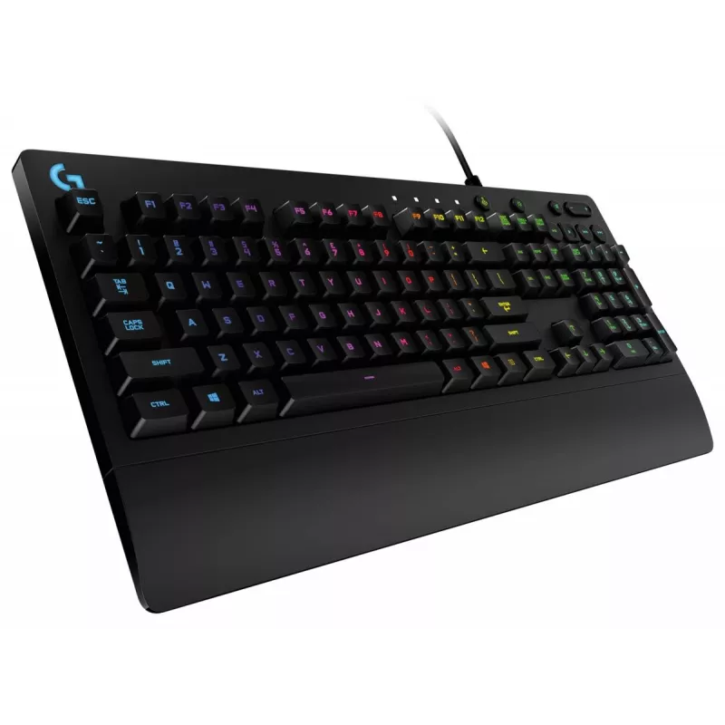 LOGITECH G213 Prodigy spēļu tastatūra, USB, melna, QWERTZ vācu izkārtojums