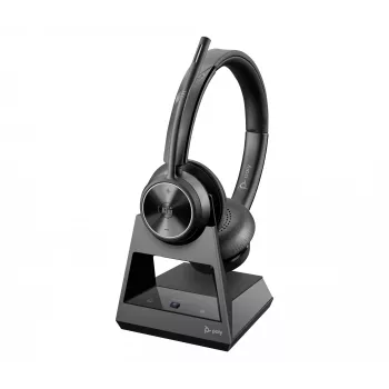 HP Poly Savi 7320 UC Stereo DECT 1880-1900 MHz austiņas, Microsoft Teams sertificētas