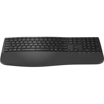 HP 685 Comfort Dual-Mode tastatūra, QWERTY, pilnizmēra (100%), bezvadu, RF bezvadu + Bluetooth, membrānas, melna
