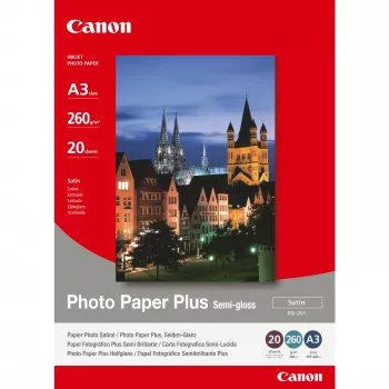 Canon SG-201 Pusmatēta fotopapīra papīrs Plus A3 - 20 loksnes, 260 g/m², A3 (297 x 420 mm)