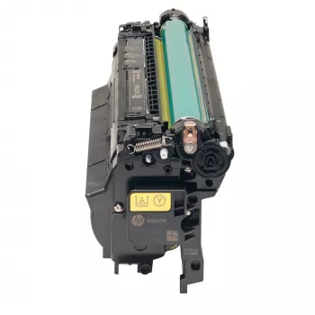 HP 655A dzeltena oriģinālā LaserJet tonera kasetne, 10500 lapas, dzeltena, 1 gab.