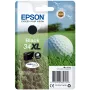 Epson Golf bumbiņa Singlepack Melna 34XL DURABrite Ultra Tinte, Augstas (XL) ietilpības, Melna, Pigmenta tinte, 16.3 ml, 1 gab., 1100 lapas