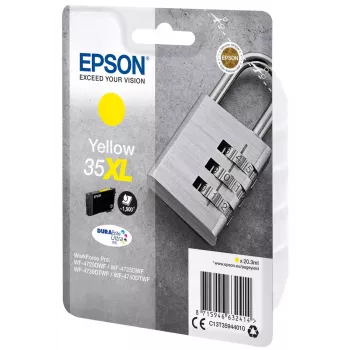 Kārtridžs Epson Padlock Singlepack Yellow 35XL DURABrite Ultra Ink