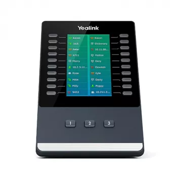 Yealink EXP50 IP papildinājuma modulis Melns, Pelēks 23 pogas