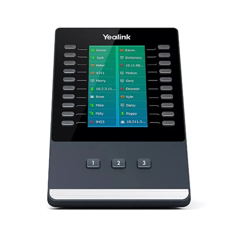 Yealink EXP50 IP papildinājuma modulis Melns, Pelēks 23 pogas