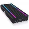 ICY BOX IB-1824ML-C31 SSD korpuss M.2 melns