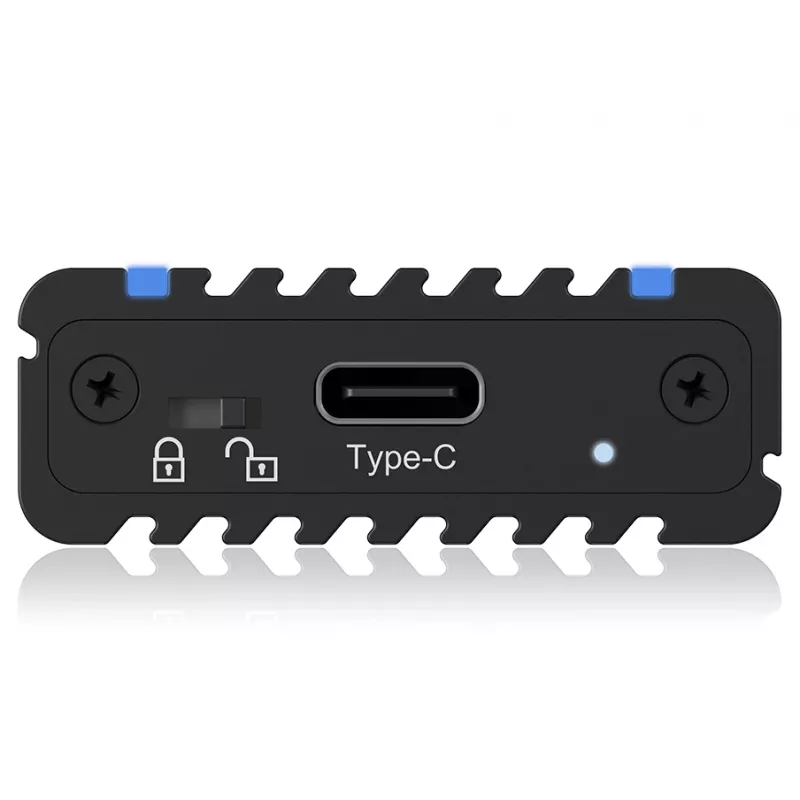 ICY BOX IB-1824ML-C31 SSD korpuss M.2 melns