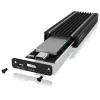 ICY BOX IB-1824ML-C31 SSD korpuss M.2 melns