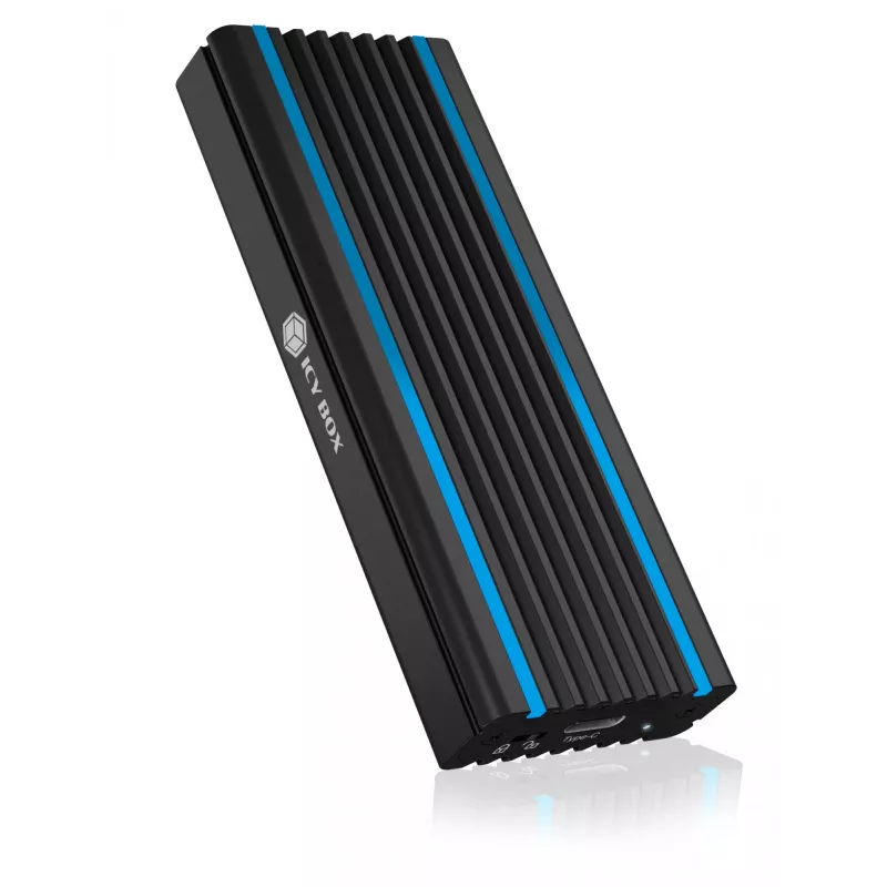 ICY BOX IB-1824ML-C31 SSD korpuss M.2 melns