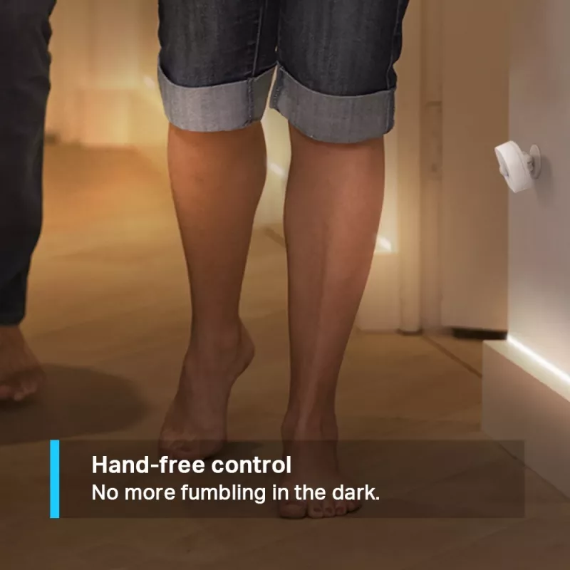 TP-Link Tapo Smart kustības sensors, griestiem/sienai, iekštelpām, balts, 120°, bezvadu, 7 m