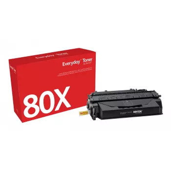 Xerox Everyday™ Black Toner saderīgs ar HP 80X (CF280X), augstas ietilpības