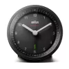 Braun BC07 kvarca modinātājpulkstenis, melns
