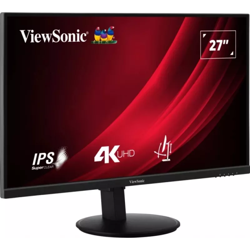 Viewsonic VG Series VG2708-4K 27 collu 4K Ultra HD LED monitors, melns