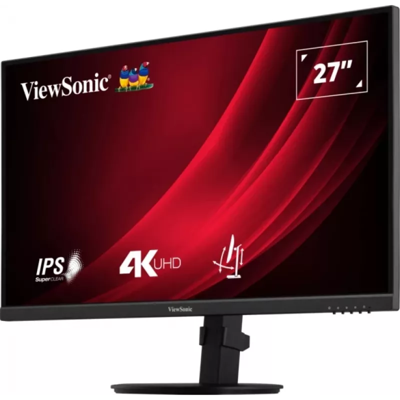 Viewsonic VG Series VG2708-4K 27 collu 4K Ultra HD LED monitors, melns