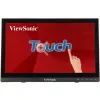 Viewsonic TD1630-3 monitors 39,6 cm (15,6 colli) 1366 x 768 pikseļi HD LCD skārienekrāns Melns