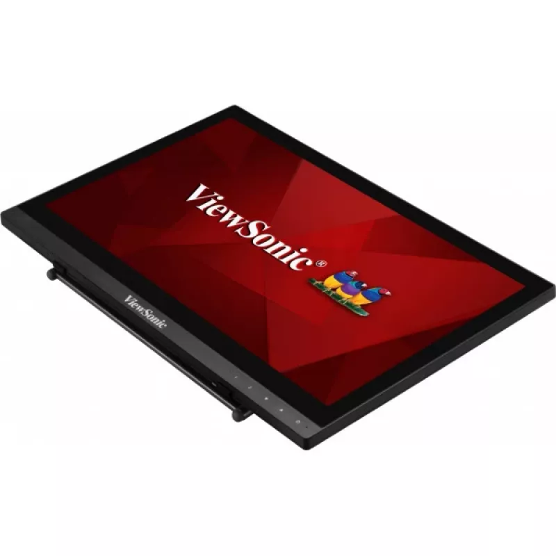 Viewsonic TD1630-3 monitors 39,6 cm (15,6 colli) 1366 x 768 pikseļi HD LCD skārienekrāns Melns