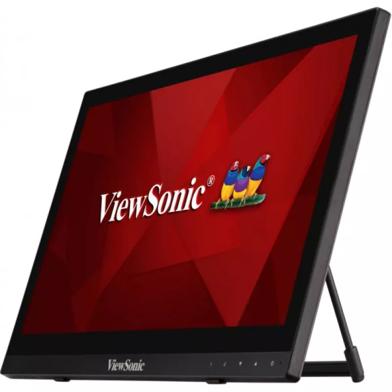 Viewsonic TD1630-3 monitors 39,6 cm (15,6 colli) 1366 x 768 pikseļi HD LCD skārienekrāns Melns