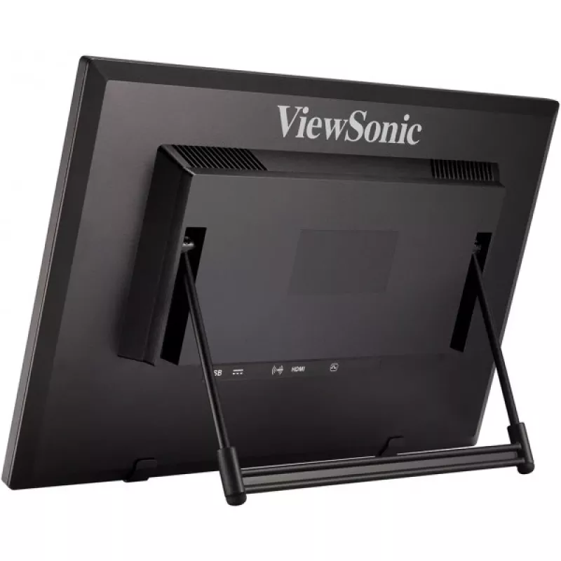 Viewsonic TD1630-3 monitors 39,6 cm (15,6 colli) 1366 x 768 pikseļi HD LCD skārienekrāns Melns