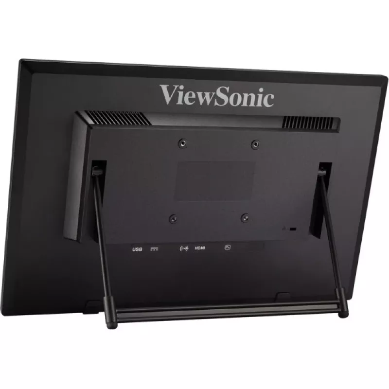 Viewsonic TD1630-3 monitors 39,6 cm (15,6 colli) 1366 x 768 pikseļi HD LCD skārienekrāns Melns