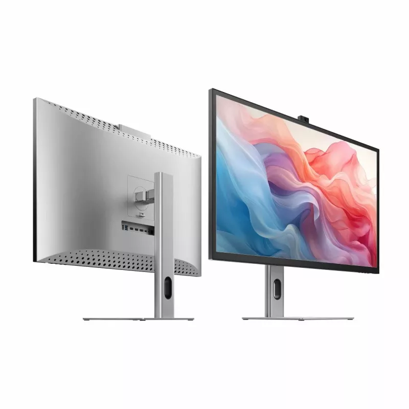 ALOGIC Clarity Max Touch 32C4KPDWT skārienjutīgs monitors, 32 collu, 3840x2160 4K UHD, 65 W Power Delivery, 8MP tīmekļa kamera, USB centrmezgls, melns/sudraba