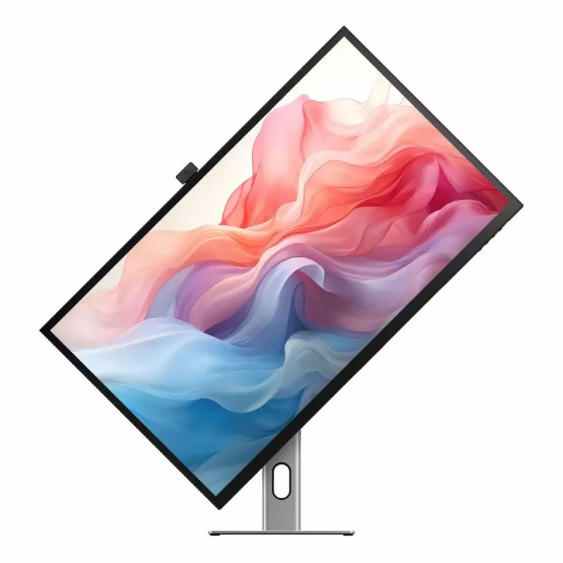 ALOGIC Clarity Max Touch 32C4KPDWT skārienjutīgs monitors, 32 collu, 3840x2160 4K UHD, 65 W Power Delivery, 8MP tīmekļa kamera, USB centrmezgls, melns/sudraba