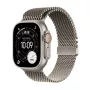 APPLE Watch Ultra 3 (2025) 5G 49mm dabīgā titāna korpuss ar dabīgā titāna Milānas cilpu M