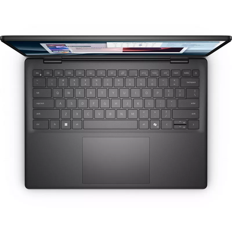 Portatīvais dators Dell Pro 14 Essential PV14255 XGHVP, AMD Ryzen 5 220, 14 collu Full HD+ 1920x1200, 16 GB DDR5, 512 GB NVMe SSD, Radeon 740M, Wi-Fi 6 (802.11ax), Bluetooth, Windows 11 Pro, vācu tastatūra, melns