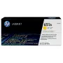 HP 651A dzeltena oriģinālā LaserJet tonera kasetne, 16000 lpp, dzeltena, 1 gab.