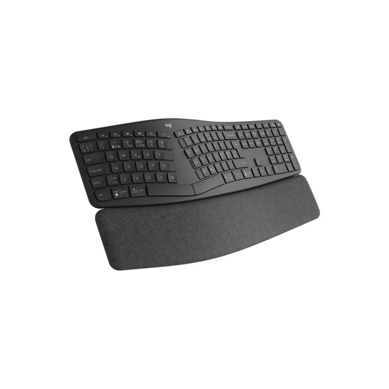 LOGITECH Ergo K860 - Bezvadu dalītā tastatūra Graphite Azerty French