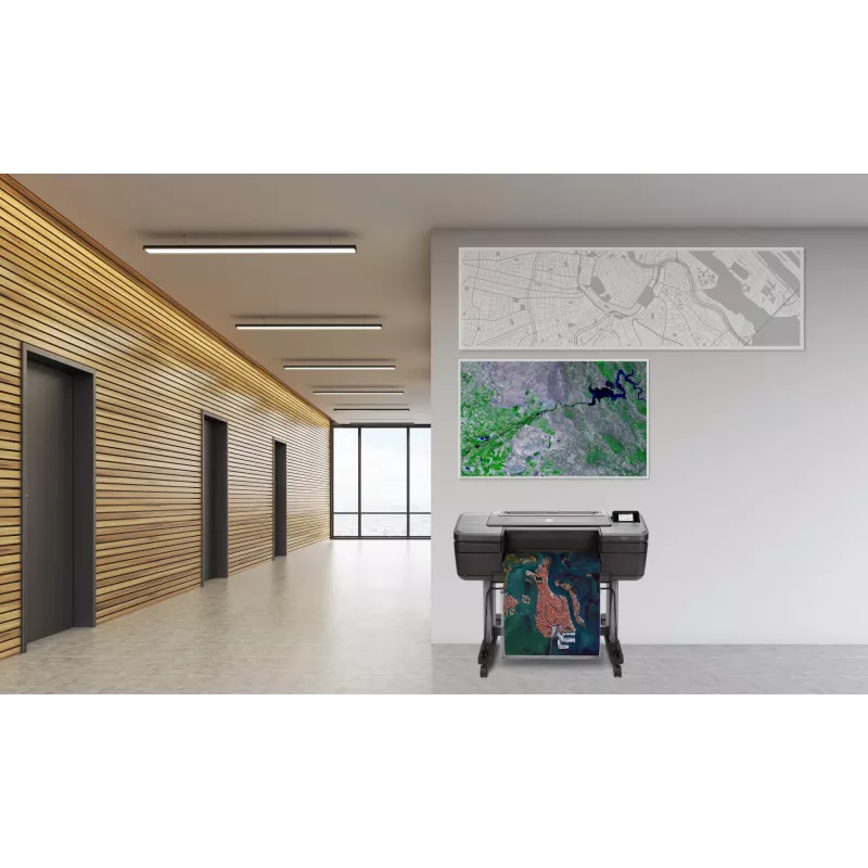 HP DesignJet Z6dr 44 collu printeris ar PostScript un vertikālo trimmeri
