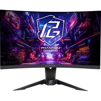 ASROCK Gaming Monitor Pg27qrt2a 27in 2560x1440 QHD izliekts 180Hz melns
